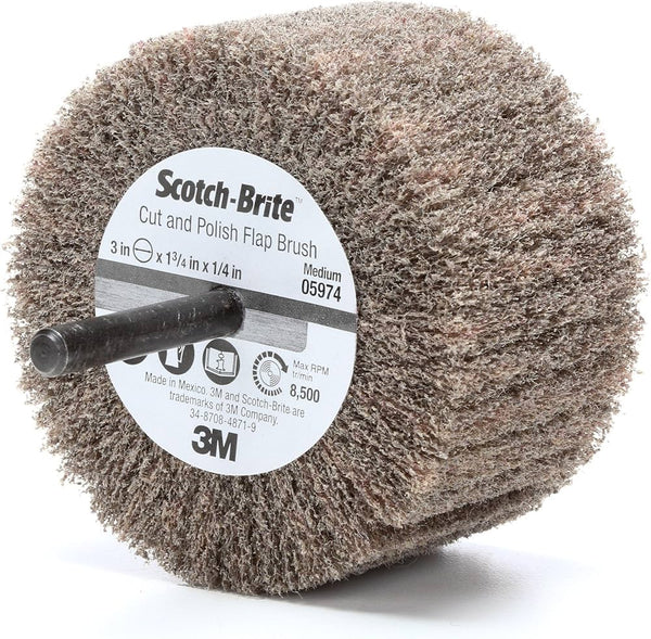3M™ 16622, Scotch-Brite Cut and Polish Flap Brush - 7000121151
