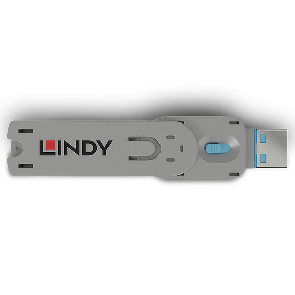 USB A Port Blocker Key, Blue