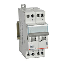 Commutateur CX³ double à deux voies avec point central - 250 V~ - 32 A - 2 modules