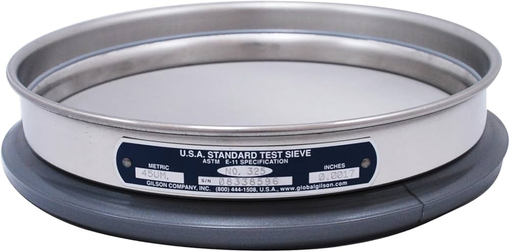 Sieve Rectangular Frame SIEVE, AIRJET FRAME DIA 200mm 45μM U.S.A STANDARD TEST SIEVE ASTM E11A ...