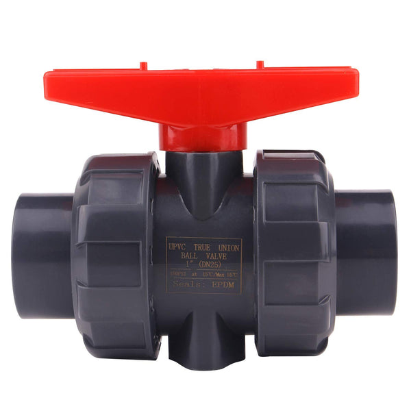 1" PVC TRUE UNION BALL VALVE, EPDM [SCH80 SOC]