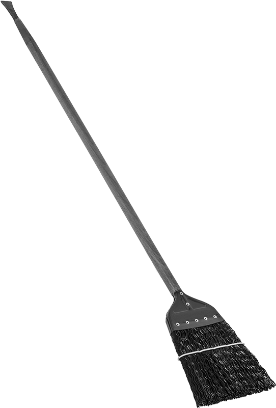 Heavy Duty Broom with Scraper