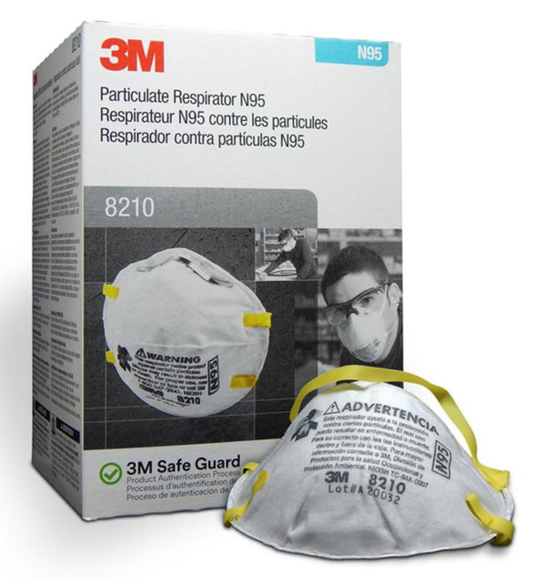 3M™ Particulate Respirator 8210, N95 160 EA/Case