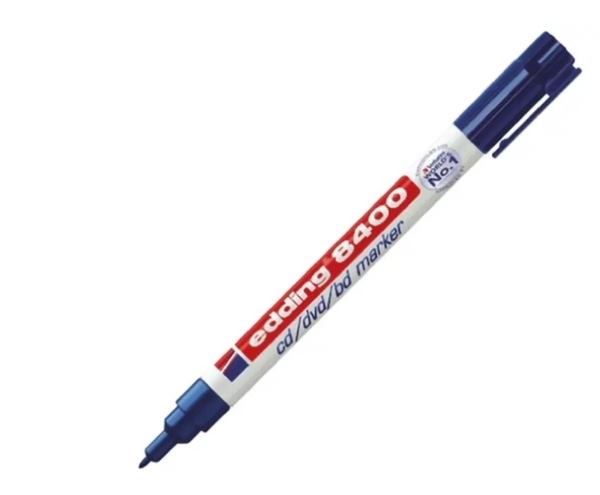 Edding 8400 CD/DVD/BD Marker Round Tip 0.5-1 mm