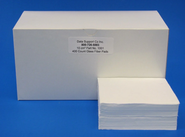 CEM Corporation Glass Fiber Sample Pads, 10 cm square, 400/box