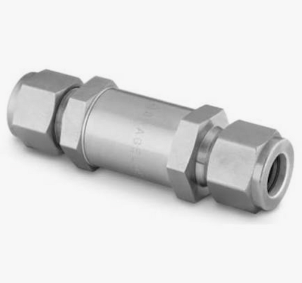 Filtre à particules en ligne en acier inoxydable, raccord de tube Swagelok 1/4 po, pores de 7 microns 