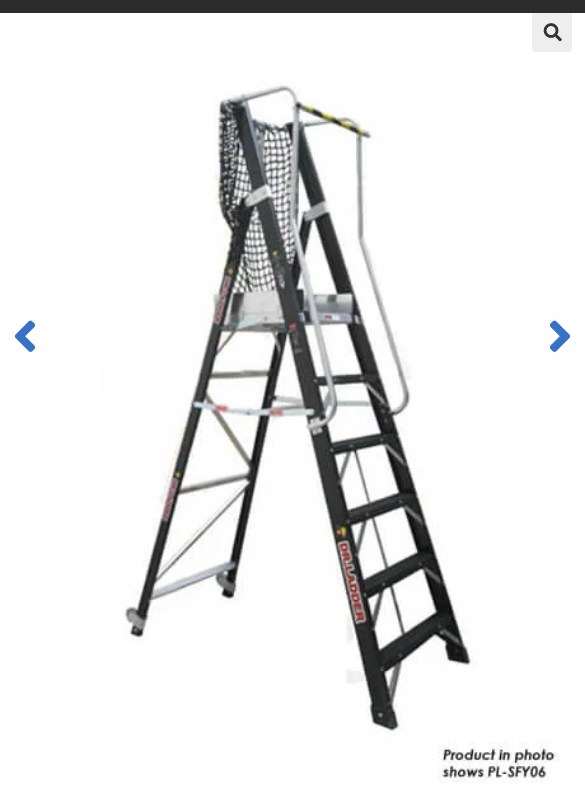 Fiberglass Platform Step Ladder 8 Steps (PL-SFY08)