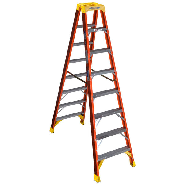 8ft Type IA Fiberglass Twin Ladder T6208