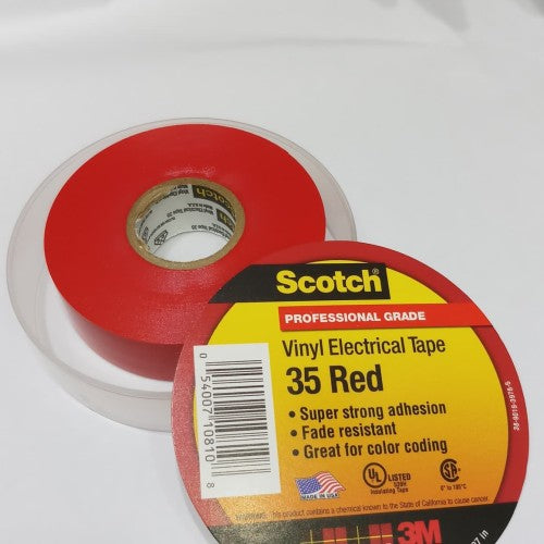 3M Electronic Specialty 35 RED (3/4" X 66')