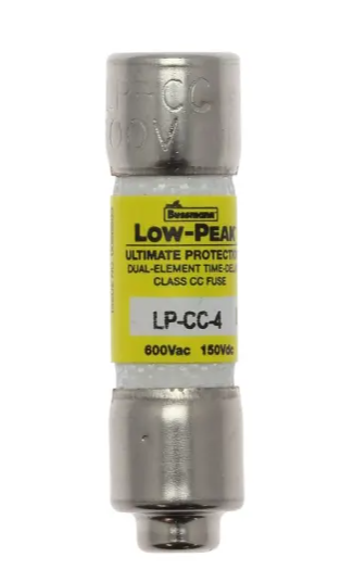 Industrial & Electrical Fuses 600V 4A Time Delay Low Peak LP-CC-4
