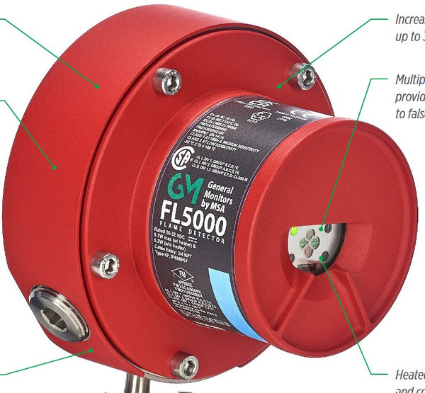 10225125 FL5000 Multi-Spectrum IR Flame Detector