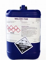 Nalco N7330 (water treatment biocide), Ingredient: Isothiazolin, Pack size: 25kg.