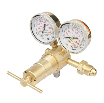 Victor Professional High Pressure SR 4, High Capacity, F (750 PSIG), Carbon Dioxide, 320, 1/4" Stainless Tube Fitting