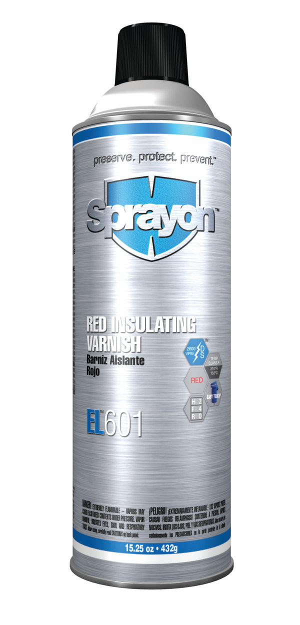 Krylon S00601 Sprayon EL601 Red Insulating Varnish 15 oz Aerosol