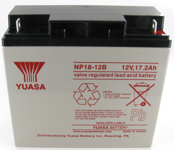 Batterie au plomb Yuasa NP18-12B - 12 V, 17,2 Ah