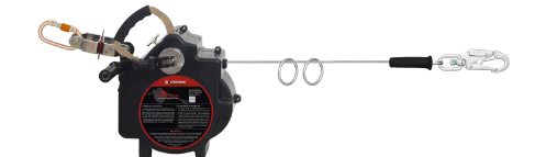 KStrong Temporary Retractable Wire 18m Horizontal Lifeline