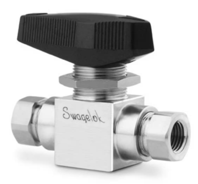 Stainless Steel 3-Piece High Pressure Ball Valve, PCTFE Seats, 1/2 in. FNPT