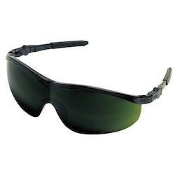 Storm Protective Eyewear, Green Lens, Polycarbonate, Filter 5.0, Black Frame