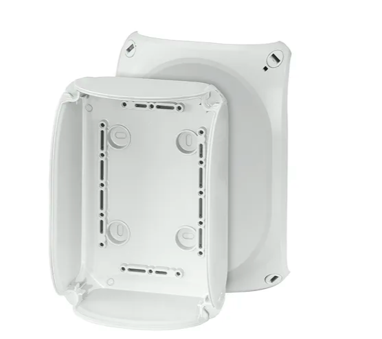 HENSEL Grey Polycarbonate Junction Box, IP66, IP67, 130 x 77 x 180mm