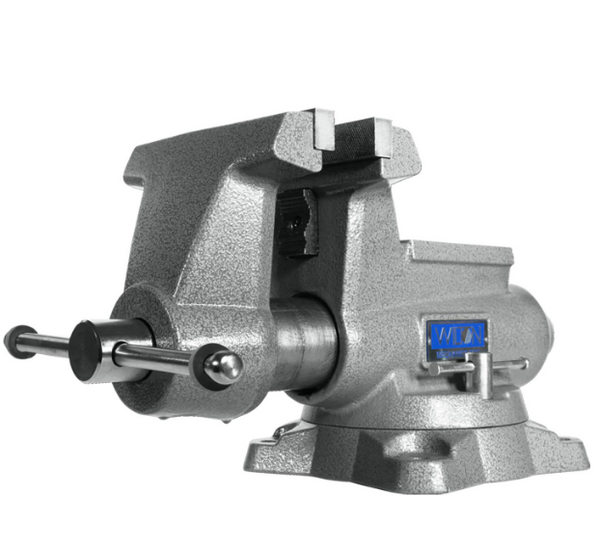 Mechanics Pro Vise 6-1/2" Jaw Width, 6" Jaw Opening, 360° Swivel Base
