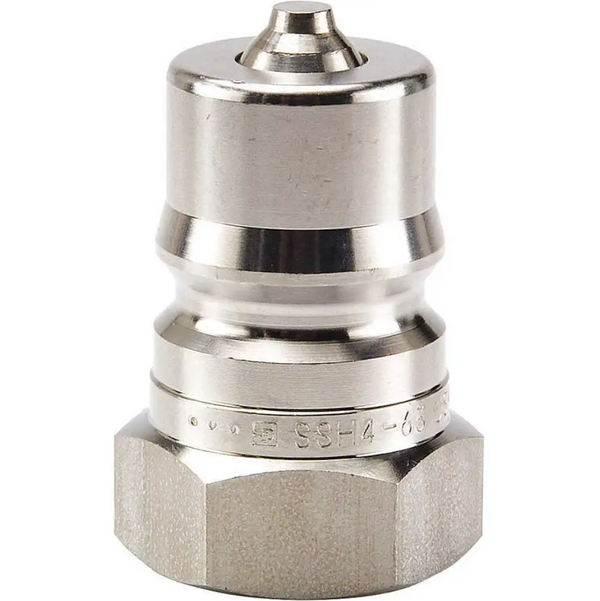 Parker SSH6‑63Y (60 Series) Stainless Steel Hydraulic Quick Coupling – Female Nipple