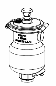 Crispin Repair Kit – 1" Air Release Valve (X-Series, 150 LB, Super Duplex Stainless Steel)