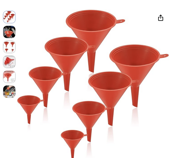 Plastic Funnel Set