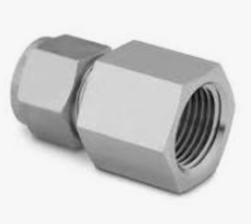 Raccord Swagelok en acier inoxydable pour tube, connecteur femelle, diamètre extérieur du tube 1/2 po x filetage femelle NPT 1/2 po 