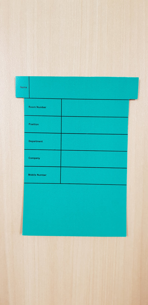 T CARDS Laminated T Cards Size 3