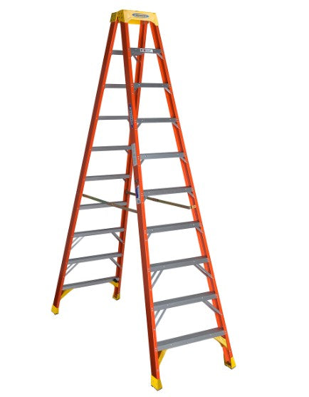 10ft Type IA Fiberglass Twin Ladder T6210