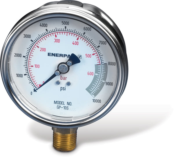 GP10S, Hydraulic Pressure Gauge, 10,000 psi, 700 bar