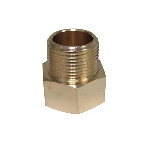 Brass Adapter - 1 Inch NPT Male X 1 Inch BSPP Female