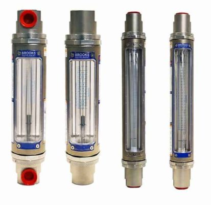 Industrial, Glass Tube Variable Area Flow Meters (Rotameter) for Liquids & Gases