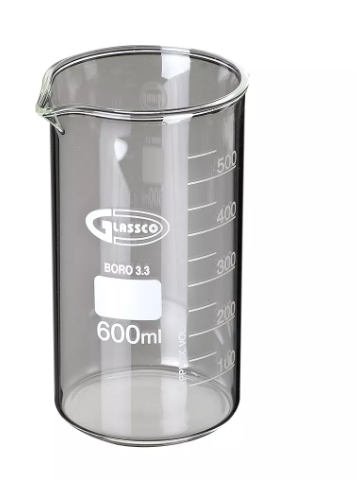 Berzelius Beaker, Tall form with Spout DIN/ISO
