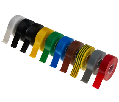 Advance Tapes AT7 Assorted PVC Electrical Tape, 19mm x 20m