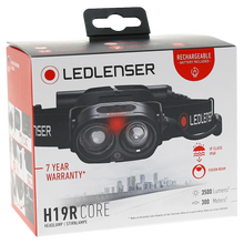 Ledlenser H19R Core 3500lm Rechargeable IP68 Twin Fusion LED Independent Flood & Spot Headlamp