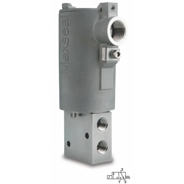 Maxseal 3/2-Way High Performance Direct Acting Solenoid Poppet Valve