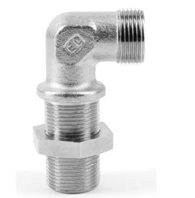 Parker WSV30SCF Steel Bulkhead Elbow