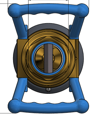GUNMETAL 105MM HOSE UNIT, 2-1/2" BSP FEMALE, NITRILE