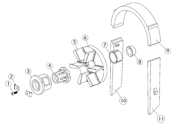 EBE350S Spare Part - 350-1035-SE Liner RH
