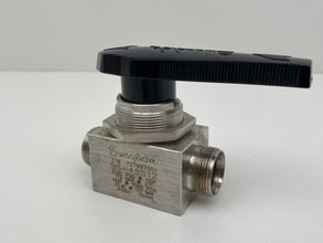 Stainless Steel 1-Piece 40 Series Ball Valve, 6.4 Cv, 3/4 in. Swagelok Tube Fitting
