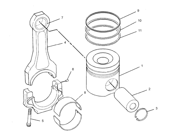 Natural Gas Piston | Caterpillar 3500 Series Engines | 1014140