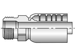 Crimp Style Hydraulic Hose Fitting – 77 Series Fittings